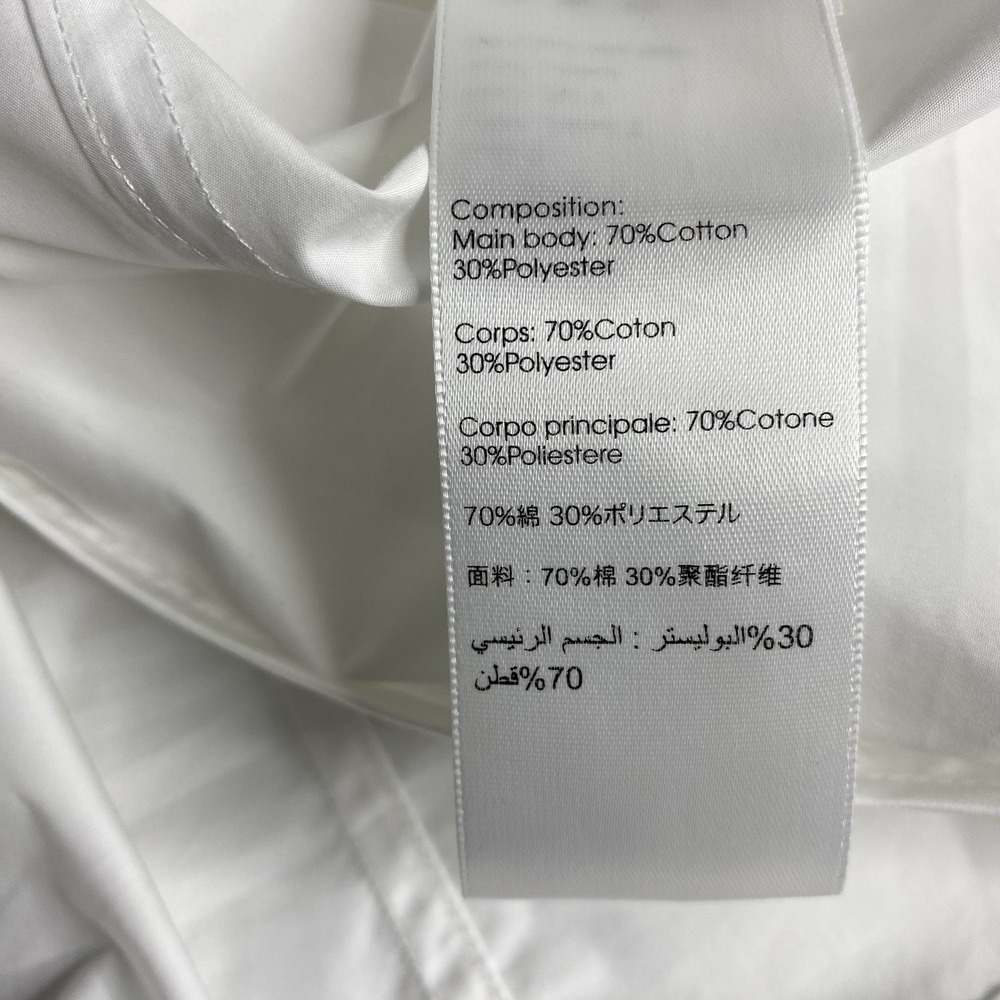 3.1 Phillip Lim Bloom Pleated Short Sleeve Scoop‎ Neck White Blouse Sz 4 - Picture 16 of 16